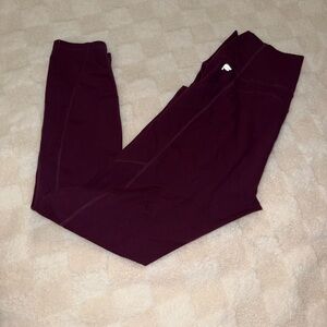 Maroon Leggings